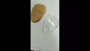 Nurm Reusable Women Clear Silicone High Heel Insoles Pad Foot （1 pair）Protection Anti Slip Shoe Insoles