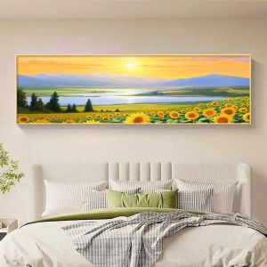 Tranh Trang Trí Phòng Ngủ Bức Tranh Cảnh Hoa Hướng Dương