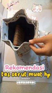 EL Karim Collection - Tas Wanita Kekinian dan Tas Selempang Wanita Serut Clara