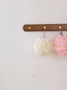 Bông tắm tạo bọt bông tắm tẩy tế bào chết bông tắm to ren bi tiện dụng - Happy Home 4U