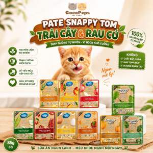 [Combo 12 gói] Pate Snappy Tom thơm ngon cho mèo