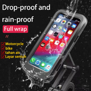 [COD]holder hp motor waterproof- Braket Navigasi Sepeda Motor-Holder Hp Anti air Touchscreen-holder hp motor-Phone Holder HP Sepeda Motor Anti Getar-phone holder motor waterproof 360-Holder Motor Stang Universal- Phone Holder Tempat Dudukan Sepeda - Lazada
