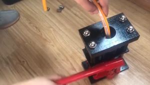 เครื่องย้ำสายพ่นยา 6 ฟัน 8 ฟัน สองรุ่นแม่แรง ย้ำสายพ่นยา ย้ำสายเครื่องฉีดน้ำ ล่าง 10 ตัน