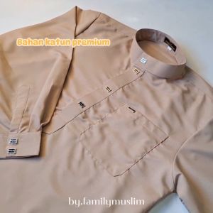 Gamis terbaru laki laki remaja dewasa lengan panjang manset JD MAQBUL