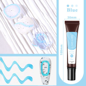limegirl | LIMEGIRL 10ml 5D Solid Pudding Nail Gel Polish Translucent Elastic 3D DIY Emboss Painting Liner Gel for Nails Art Decoration
