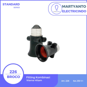 Broco Fitting Kombinasi 226 Warna Hitam