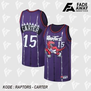 JERSEY BASKET NBA VINCE CARTER #15 TORONTO RAPTORS