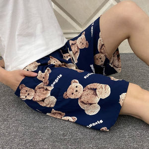 Summer Womens Pajama Pants Cotton Silk Shorts Mothers Clothing Young and Middle-Aged Womens Cotton Silk Pants Loose plus Size Thin Shorts