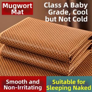 NAIFUNA | Wormwood Ice Silk Foldable Single Mattress Pad