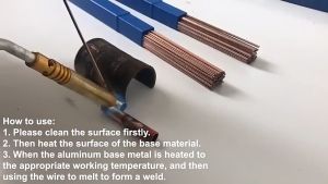 (5-10pcs) Heavy Duty Refrigerator Aircond Copper Welding Soldering Rod Brazing Alloy Stick R22 R134A R410A R32 GANTV