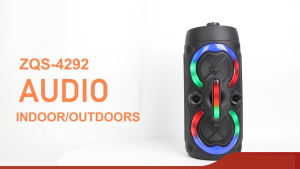 【New Arrival】 Portable Subwoofer Music Player with Mic & Radio Heavy Bass Sound Speaker Party Stereo Speaker for Home Gathering Party