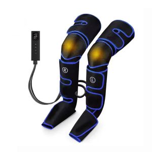 Air Compression Leg Massager Boots - Lymphedema Circulation Recovery System Foot & Calf Pneumatic Massage Sleeves for Athletes