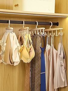 Multifunctional 12 Hooks Hanger Clothes Trousers Ties Hats Hanger High Quality Penyangkut Pelbagai Fungsi 衣架
