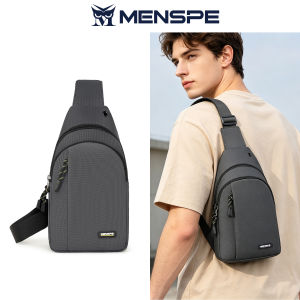 MENSPE Men’s Chest Bag Sports Bag Fashion Shoulder Bag Leisure Bag Lightweight Crossbody Bag Sports Bag Waterproof Wear Resistance Durable Bag Street Bag Casual Bag Travel Bag Phone Pouch