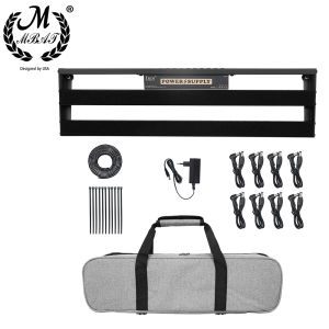 IRIN | Guitar Effects Pedal Board Collection Board with Power Supply+Connection Cable+Package Aluminum Alloy Pedalboard Set
