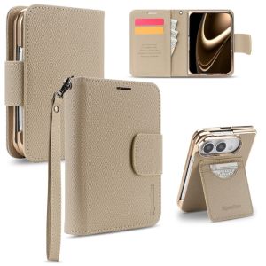 Ốp Điện Thoại Ví Rời Kèm Dây Đeo Tay Cho iPhone - Ốp Da Mạ Điện 2 Trong 1 Tích Hợp Ngăn Đựng Thẻ Chống RFID