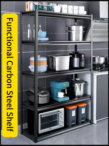3/4/5/6 Tier Rack Adjustable Boltless Steel Rack For Kitchen/LivingRoom/Garage Heavy Duty Storage Shelf