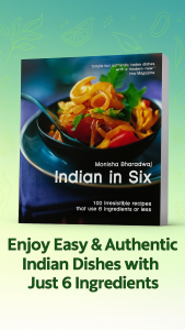 Indian in Six หนังสืออาหารอินเดียใน 6 วัตถุดิบ