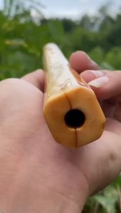 pipa gading gg lokal lawasan 23cm segilapan besar lengkung ori