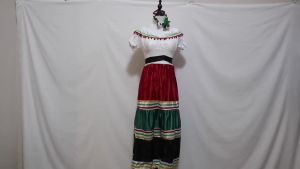 Halloween Festival Party Girls Women Traditional Mexican Folk Costume