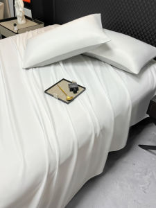 MANSHIAN | Cool Smooth Silk Luxury Bed Sheet