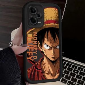 Bandai | Ốp Lưng Silicon One Piece MONKEY D LUFFY Cho Xiaomi Redmi 10/10A K40 K60 Pro K70E Turbo - Chống Trầy Xước Chống Bụi Nhẹ