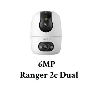 Imou | IMOU Ranger 2C Dual Lens 6MP/8MP Indoor Home Abnormal Sound/Pet/Human Detection Wifi IP Dual-Band Wi-Fi 6 Security Camera