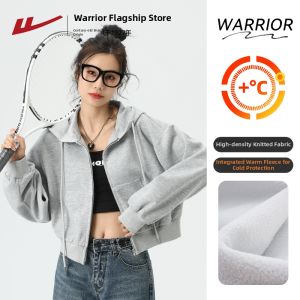 Warrior | Autumn Spring New Style Short Casual Hoodie Grey