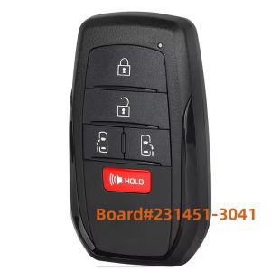 Chìa Khóa Điều Khiển Từ Xa Thông Minh KEYECU Dành Cho Toyota Sienna 2021-2023 231451-3041 HYQ14FBX 314.3MHz Tương Thích Với Bộ Phận OEM Chính Hãng