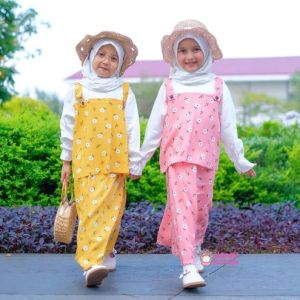 HoneyBlossom - baju muslim anak perempuan / set rok anak alyssa/ baju & atasan anak 0-5 tahun alyssa series