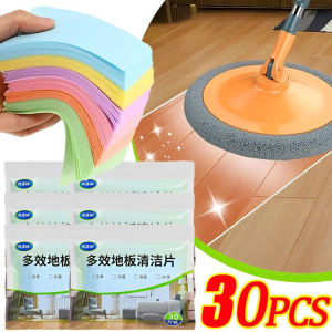 Feelife 30Pcs Multifunctional Floor Cleaning Sheet Mopping The Floor Wiping Wooden Floor Tiles Toilet Cleaning Slice Household