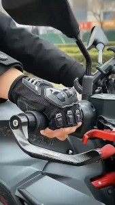 Summer Breathable Anti Slip Motorcycle Gloves Half Finger Wear-Resistant Riding Gloves Fitness Gloves