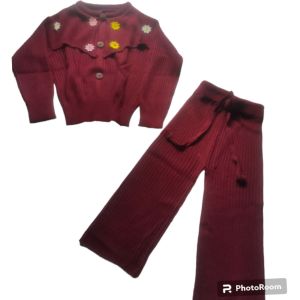 SETELAN KULOT RAJUT ANAK PEREMPUAN VARIAN BUNGA/ SATU SET SETELANKULOT RAJUT ANAK PEREMPUAN