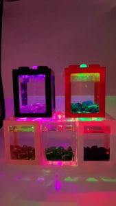 JeDa ของตกแต่งตู้ปลา ต้นไม้พลาสติก 10CM  aquarium decoration