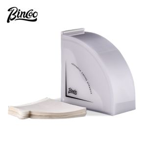 BINCOO Coffee Filter Paper Storage Box Fan-shaped Filter Paper Box Filter Paper Dustproof Storage Box