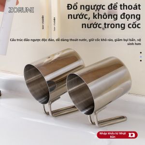 CHUANQIMINGMEI | Cốc Súc Miệng Gia Đình Bằng Inox 304 Đẹp Mắt
