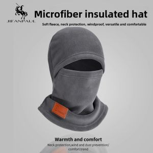 JIFANPAUL | Winter Cycling Helmet Cover for Men with Warm and Windproof Neck Gaiter