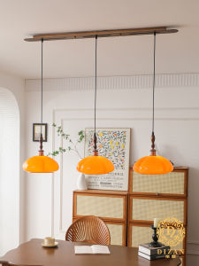 DIZAN | Vintage Style Pumpkin Shape Chandelier