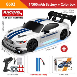 WLtoys | 4WD Remote Control Car RC Drift 1:24 20KM/H High Speed Vehicle with LED Lights Racing Sport Toy for Adults Boys Girls Kids Gifts