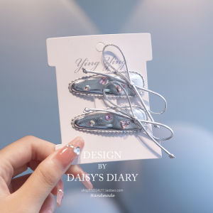 Princess Style Hair Accessories for Girls Cute Butterfly Knot Headwear Childrens Hair Clips Edge Hair Decorations