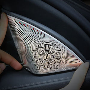 2016-2022 E Class Matt Audio Case For Burmester Speaker Cover 2pcs Tweeter Loudspeaker Cover For AMG Mercedes BRABUS W213 W212