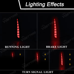 LED Rear Bumper Reflector Lights For Honda Civic TYPE R 2023 2024 2025 US Version Car Running Brake Dynamic Turn Signal Lamps