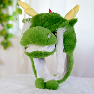 Mũ Đầu Rồng Hoạt Hình Mô Phỏng Cho Trẻ Em Biểu Diễn Tự Sướng Quà Tặng Tiệc Trang Trí Nhà Mùa Hè 2024 Mũ Trùm Đầu Rắn Năm Mới