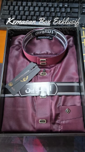 Attalwin - Gamis Jubah Pria Polyester Import Umroh Haji  Tanpa  Manset JP057