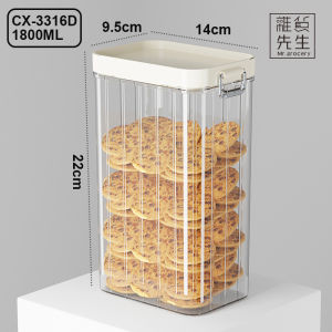 Hộp Đựng Đồ Ăn Bằng Nhựa PET Phong Cách Hiện Đại Đơn Giản Hộp Đựng Đồ Ăn Nhanh Gọn Hình Chữ Nhật Dùng Trong Gia Đình