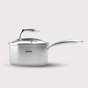 [CHÍNH HÃNG] Quánh Inox KARLIN 18 - Inox 304 - Đáy 5 Lớp - Size 18cm - Thương Hiệu Đức 🇩🇪