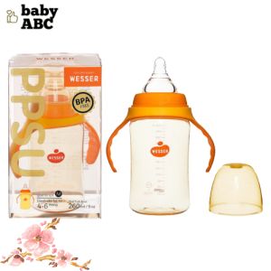 Bình Sữa Wesser Cổ Rộng PPSU 180ml 260ml Cổ Rộng Phiên Bản Cao Cấp PPSU
