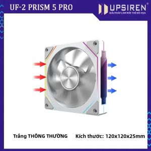 UPSIREN UF-2 PRISM 5 PRO 12cm ARGB RGB Máy Tính Khung Xe Quạt Làm Mát Yên Tĩnh Chế Độ Kép Lựa Chọn 9 Lưỡi Dao 12V Quạt