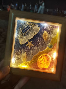 Khung Ảnh Blue Tear Glow-in-the-dark Vỏ Lớp Ngoài Khung Ảnh Du Lịch Quà Lưu Niệm Sáng Tạo Trang Trí Nhà Cửa Từ Thương Hiệu Star Của Trung Quốc Khung Vỏ Sò