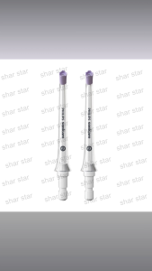 Philips Sonicare QuadStream Nozzle HX3062/00 2 Pack Original Replacement Tips for Power Flosser X Shape Spray 99.9 Percent Plaque Removal Gentle Gum Care
